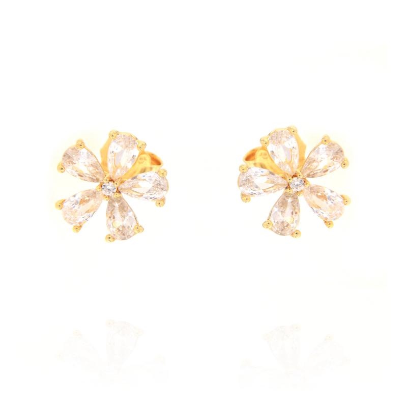 ORECCHINO ARGENTO ZIRCONE 3PZ
