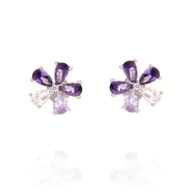 ORECCHINO ARGENTO ZIRCONE 3PZ