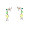 ORECCHINO ARGENTO ZIRCONE 3PZ