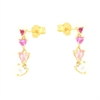 ORECCHINO ARGENTO ZIRCONE 3PZ