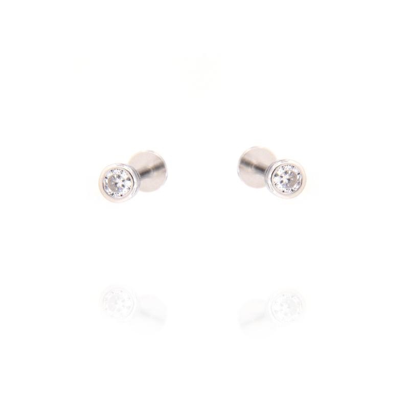 PIERCING ARGENTO ZIRCONE 3PZ
