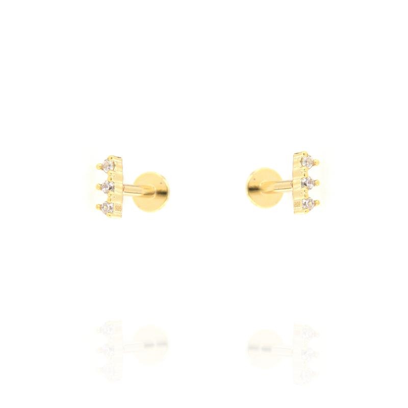 PIERCING ARGENTO ZIRCONE 3PZ