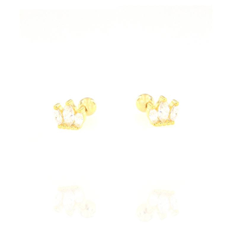 PIERCING ARGENTO ZIRCONE 3PZ