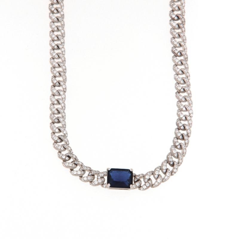 COLLIER ARGENTO ZIRCONE