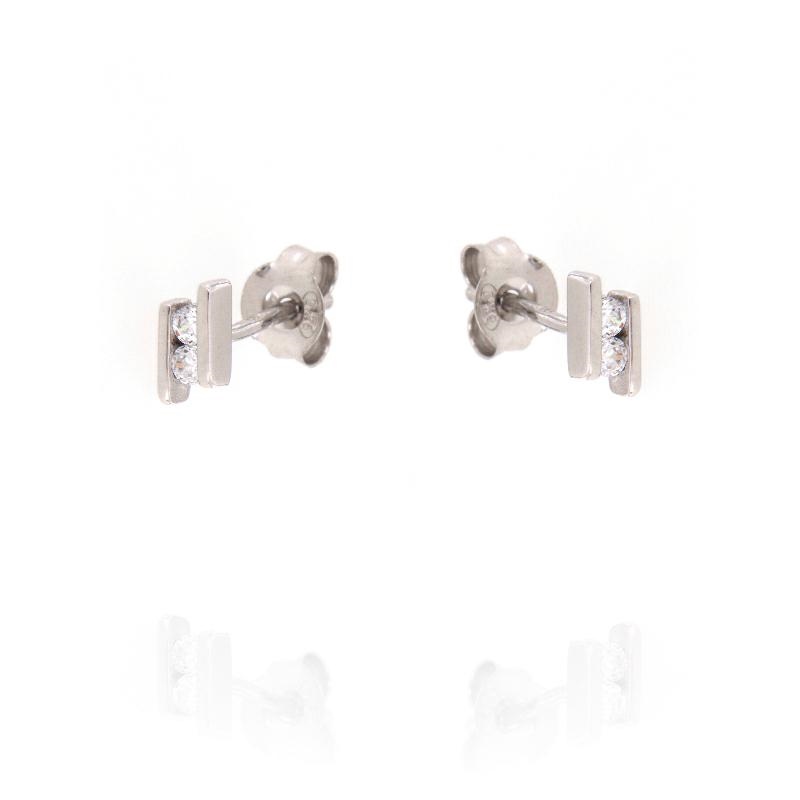 ORECCHINO ARGENTO ZIRCONE 3PZ