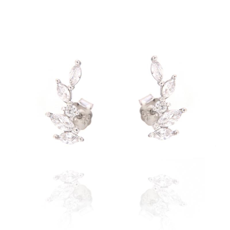 ORECCHINO ARGENTO ZIRCONE 3PZ