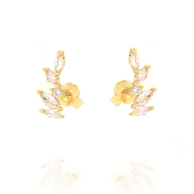 ORECCHINO ARGENTO ZIRCONE 3PZ