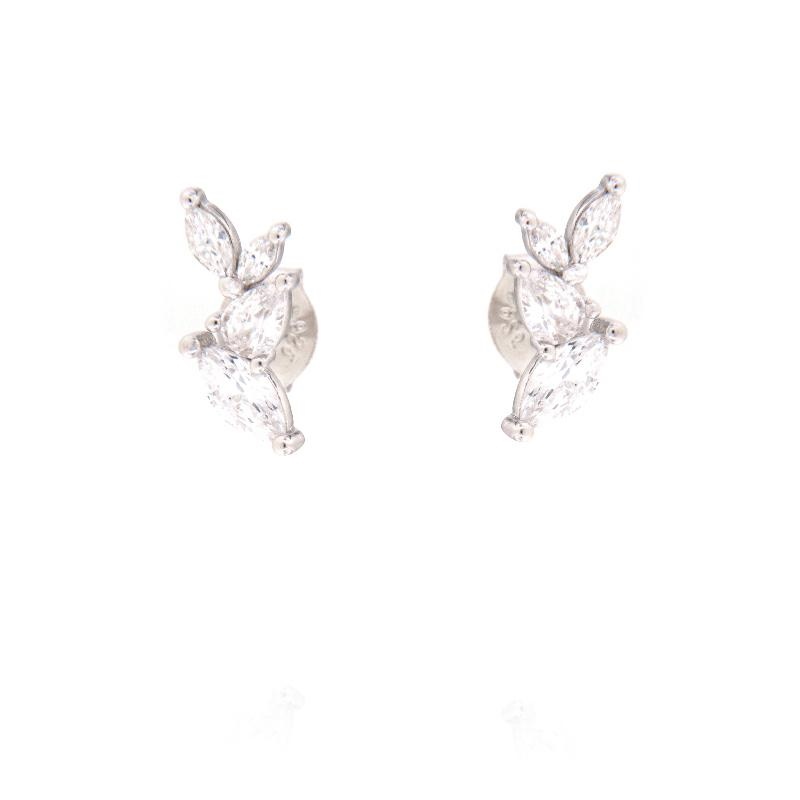 ORECCHINO ARGENTO ZIRCONE 3PZ