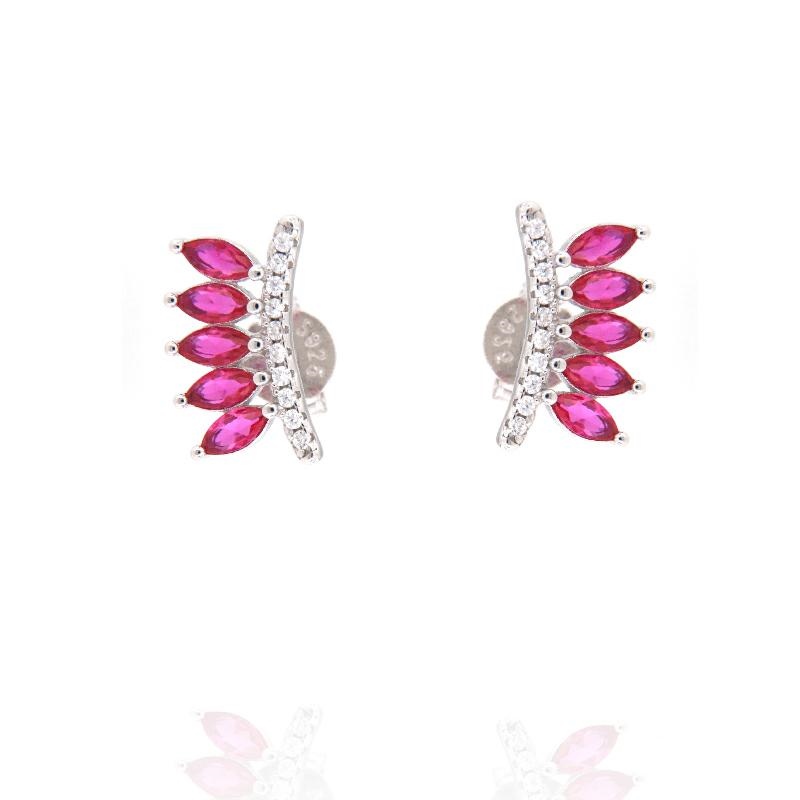 ORECCHINO ARGENTO ZIRCONE 3PZ