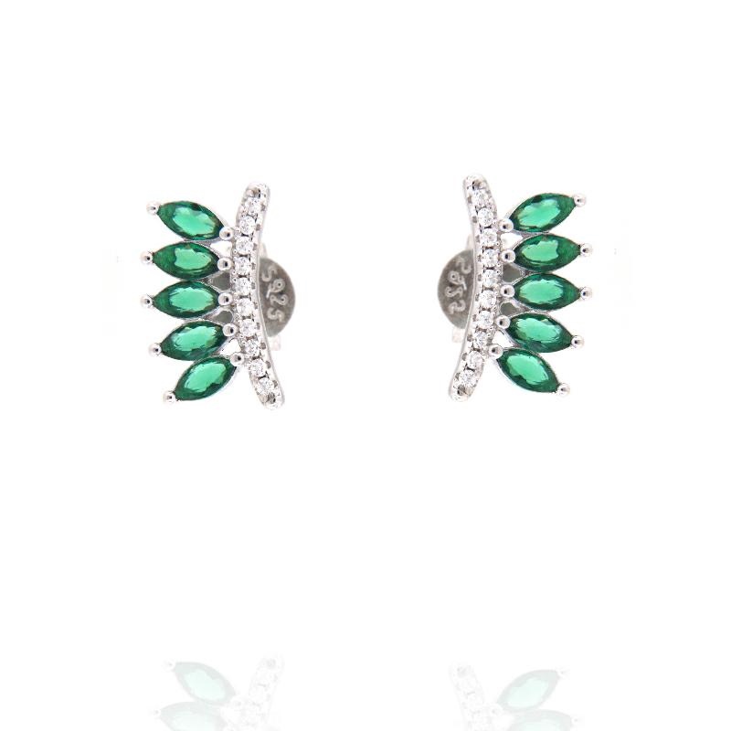 ORECCHINO ARGENTO ZIRCONE 3PZ