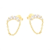 ORECCHINO ARGENTO ZIRCONE 3PZ
