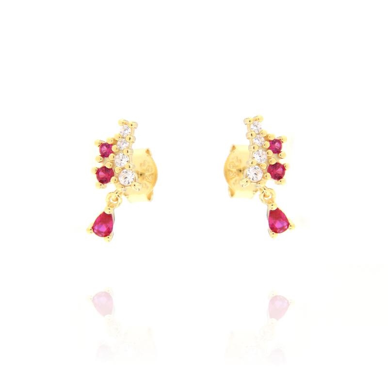 ORECCHINO ARGENTO ZIRCONE 3PZ