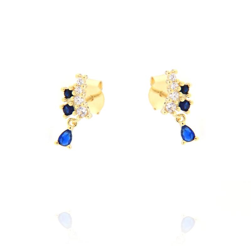 ORECCHINO ARGENTO ZIRCONE 3PZ