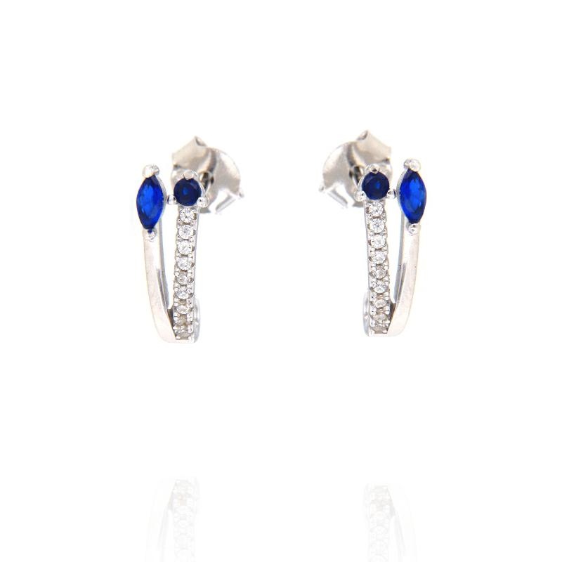 ORECCHINO ARGENTO ZIRCONE 3PZ
