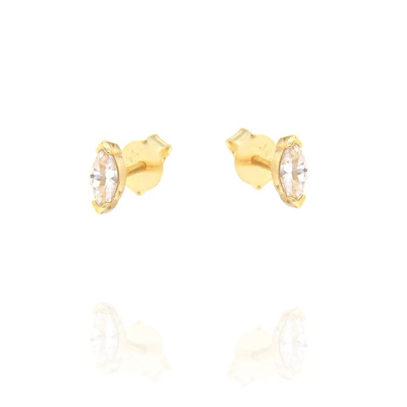 ORECCHINO ARGENTO ZIRCONE 3PZ