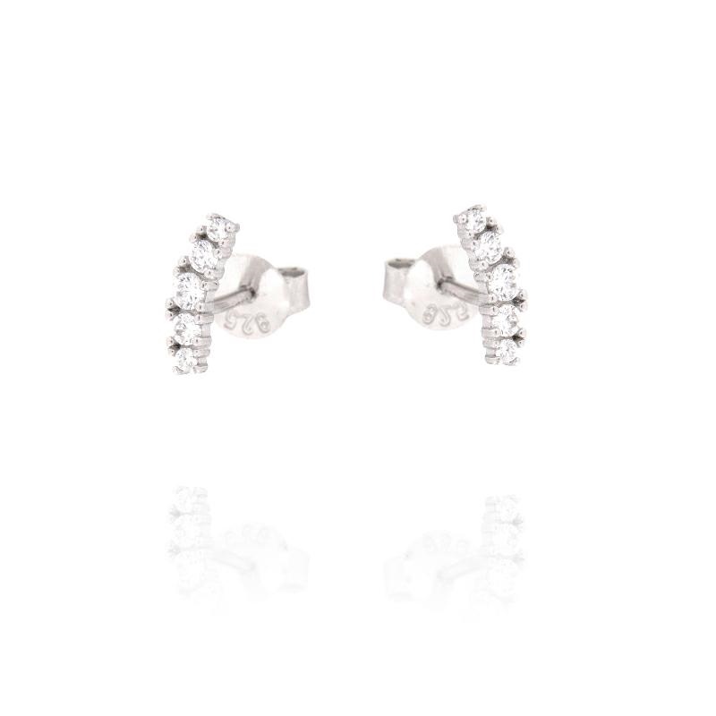 ORECCHINO ARGENTO ZIRCONE 3PZ