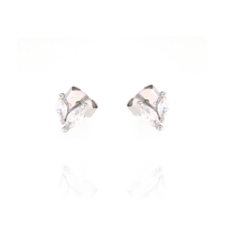 ORECCHINO ARGENTO ZIRCONE 3PZ