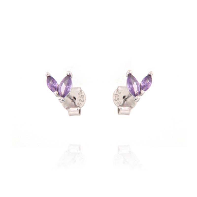 ORECCHINO ARGENTO ZIRCONE 3PZ