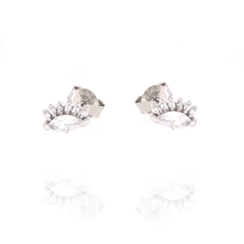 ORECCHINO ARGENTO ZIRCONE 3PZ