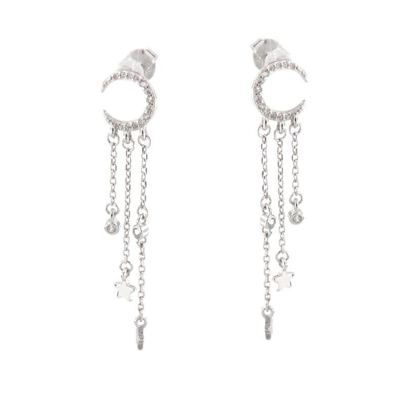 ORECCHINO ARGENTO ZIRCONE