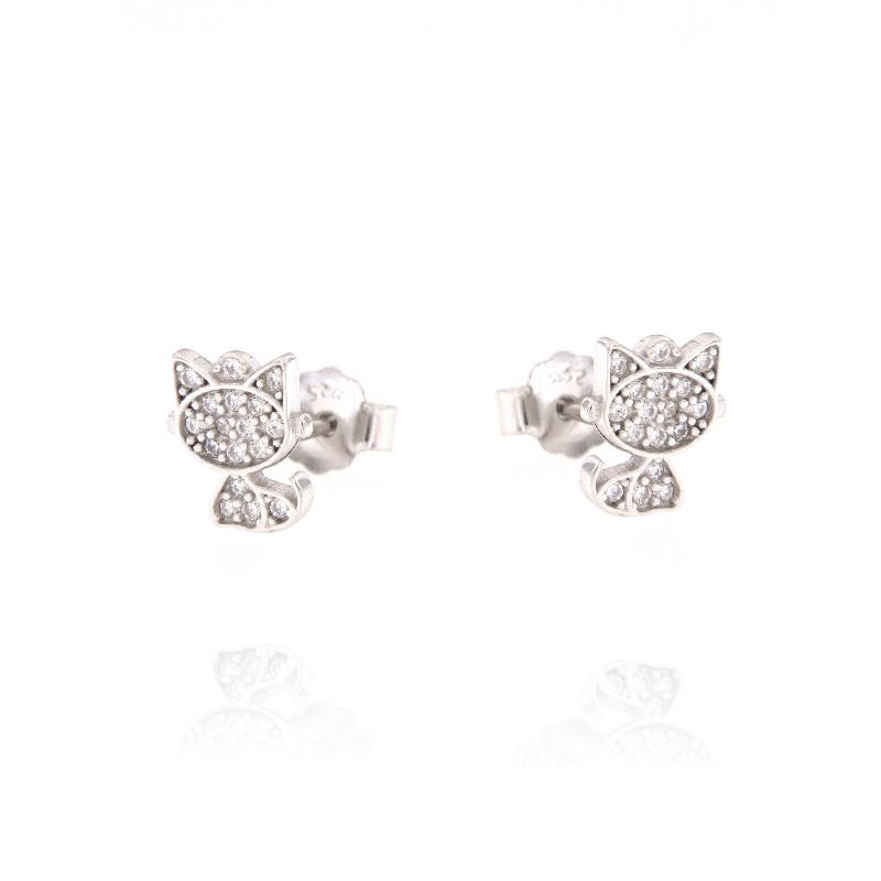 ORECCHINO ARGENTO ZIRCONE 3PZ