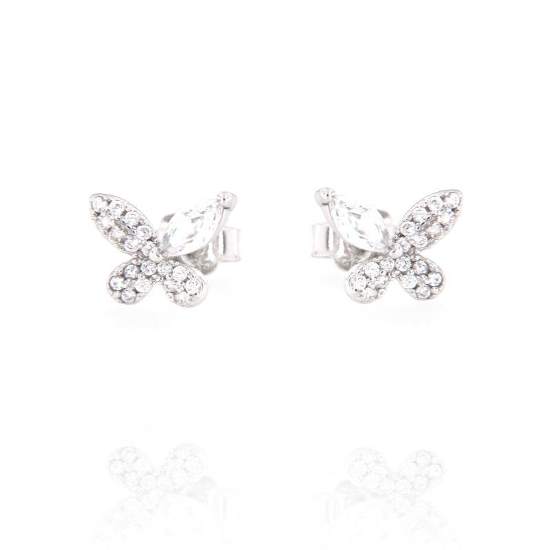 ORECCHINO ARGENTO ZIRCONE 3PZ