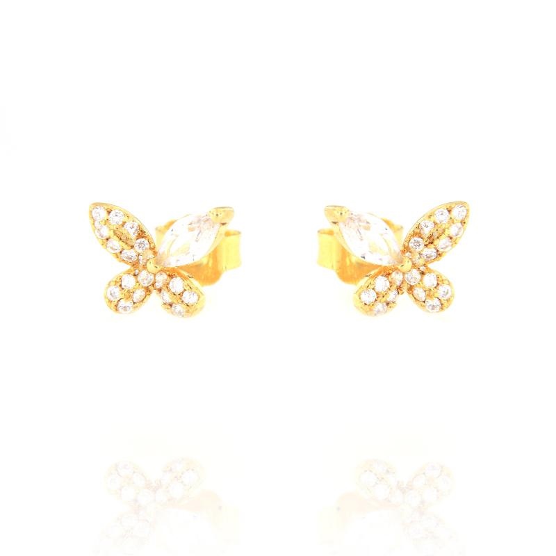 ORECCHINO ARGENTO ZIRCONE 3PZ