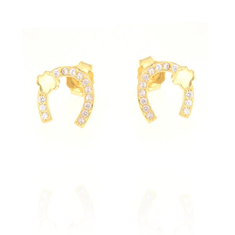ORECCHINO ARGENTO ZIRCONE 3PZ
