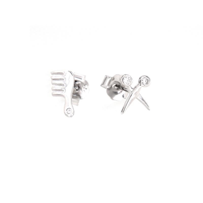 ORECCHINO ARGENTO ZIRCONE 3PZ