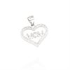 CIONDOLO ARGENTO ZIRCONE