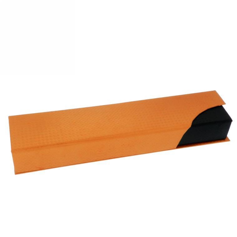 SCATOLA CARTONE ARANCIO/NERO