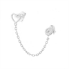 ORECCHINO MONO ARGENTO ZIRCONE 2PZ