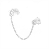 ORECCHINO MONO ARGENTO ZIRCONE 2PZ