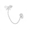 ORECCHINO MONO ARGENTO ZIRCONE 2PZ