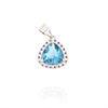 CIONDOLO ARGENTO ZIRCONE