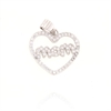 CIONDOLO ARGENTO ZIRCONE