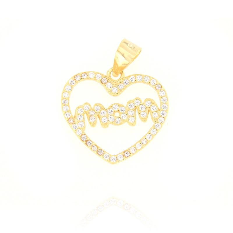 CIONDOLO ARGENTO ZIRCONE