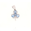 CIONDOLO ARGENTO ZIRCONE