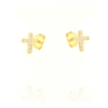 ORECCHINO ARGENTO ZIRCONE 3PZ