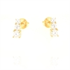 ORECCHINO ARGENTO ZIRCONE 3PZ