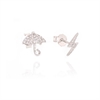 ORECCHINO ARGENTO ZIRCONE 3PZ