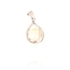 CIONDOLO ARGENTO ZIRCONE