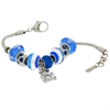 BRACCIALE ACCIAIO E ARGENTO