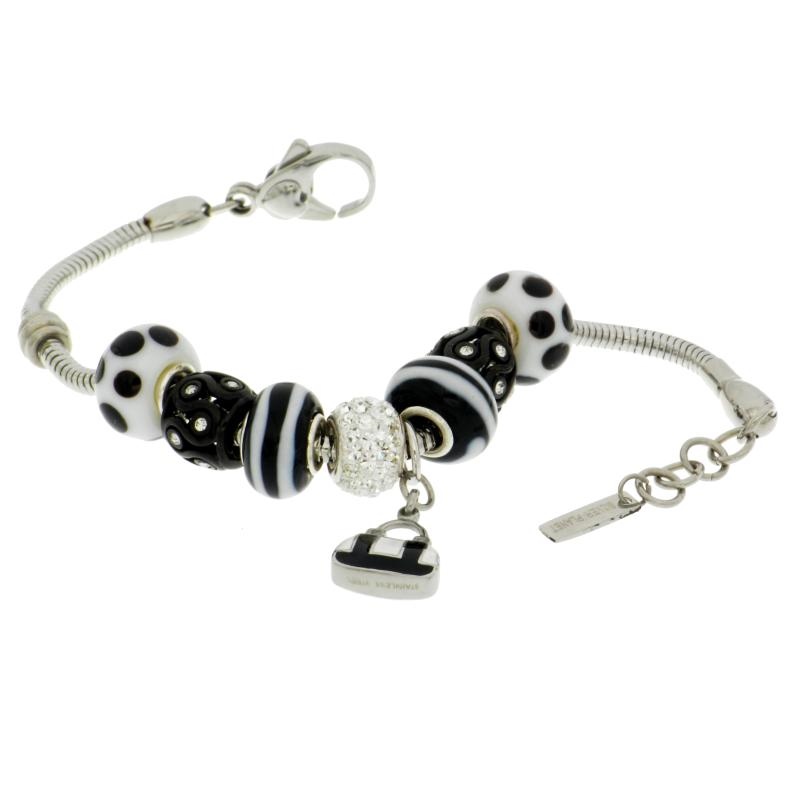 BRACCIALE ACCIAIO E ARGENTO