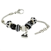 BRACCIALE ACCIAIO E ARGENTO