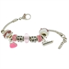BRACCIALE ACCIAIO E ARGENTO