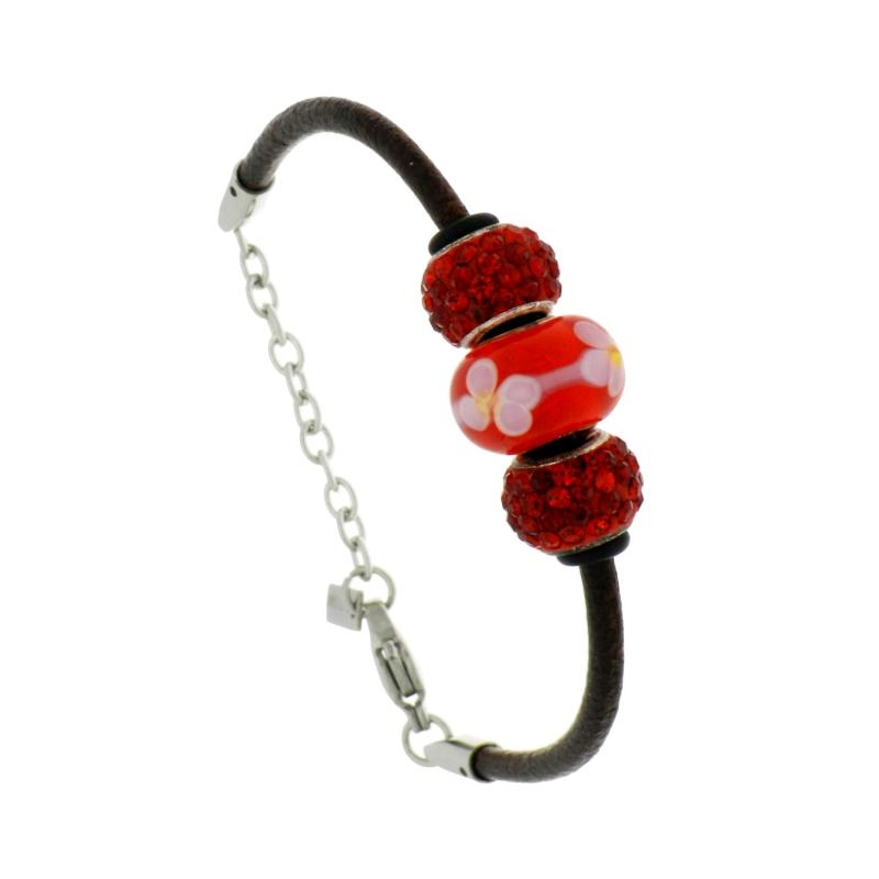 BRACCIALE ACCIAIO E ARGENTO