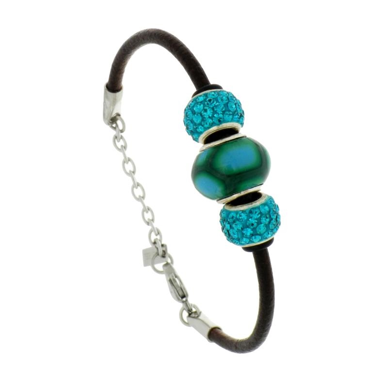 BRACCIALE ACCIAIO E ARGENTO