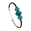 BRACCIALE ACCIAIO E ARGENTO
