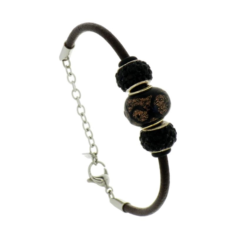 BRACCIALE ACCIAIO E ARGENTO
